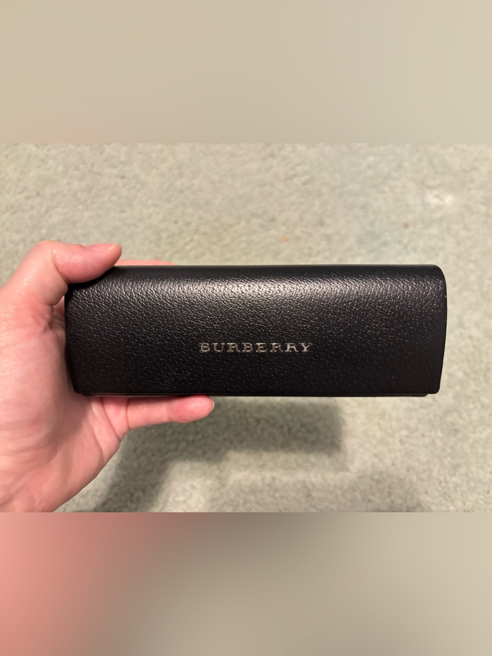 Burberry hard shell glasses case